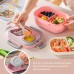 3-Layer Leak-Proof Bento Lunch Box for Adults & Kids, Portable Stackable Food Storage Container with Compartments, Spork & Sauce Cup – Microwave & Dishwasher Safe Model 9038 